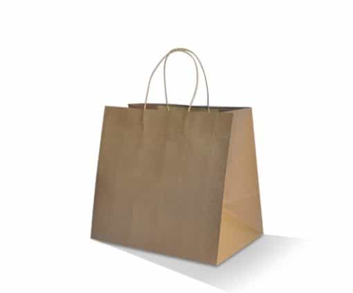 Large - Brown Kraft Twist Handle Delivery Bag
