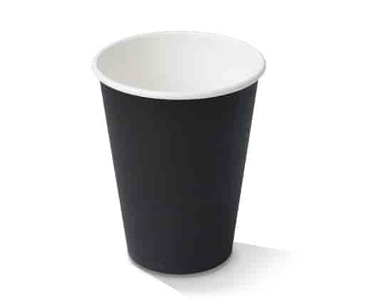 PE Coated SW Cup Black - 12oz
