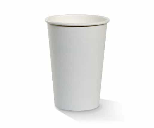 PE Coated SW Cup - 10oz, White