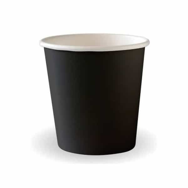 PE Coated SW Cup Black - 4oz