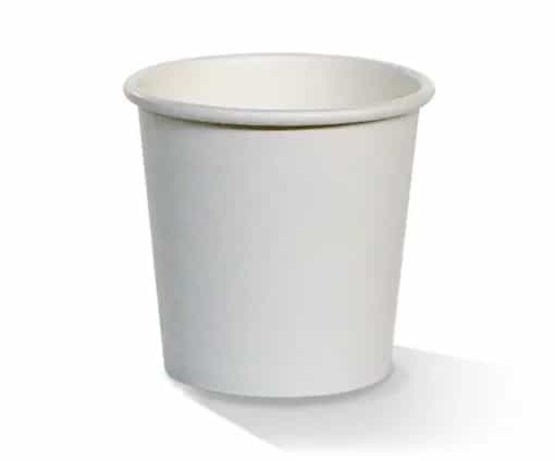 PE Coated SW Cup - 4oz, White