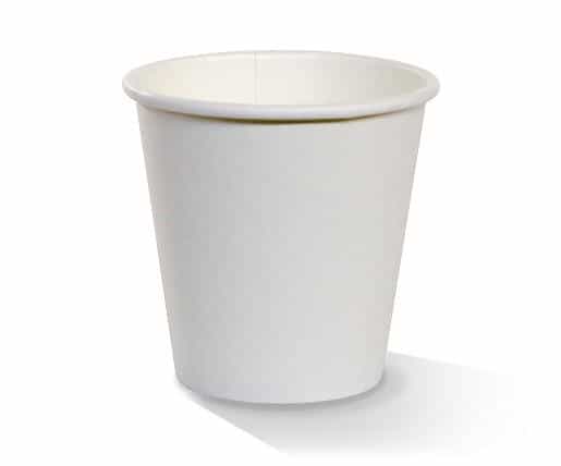 PE Coated SW Cup - 8oz, White