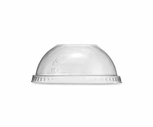 PET dome lid / no hole fits U Cups (95mm)