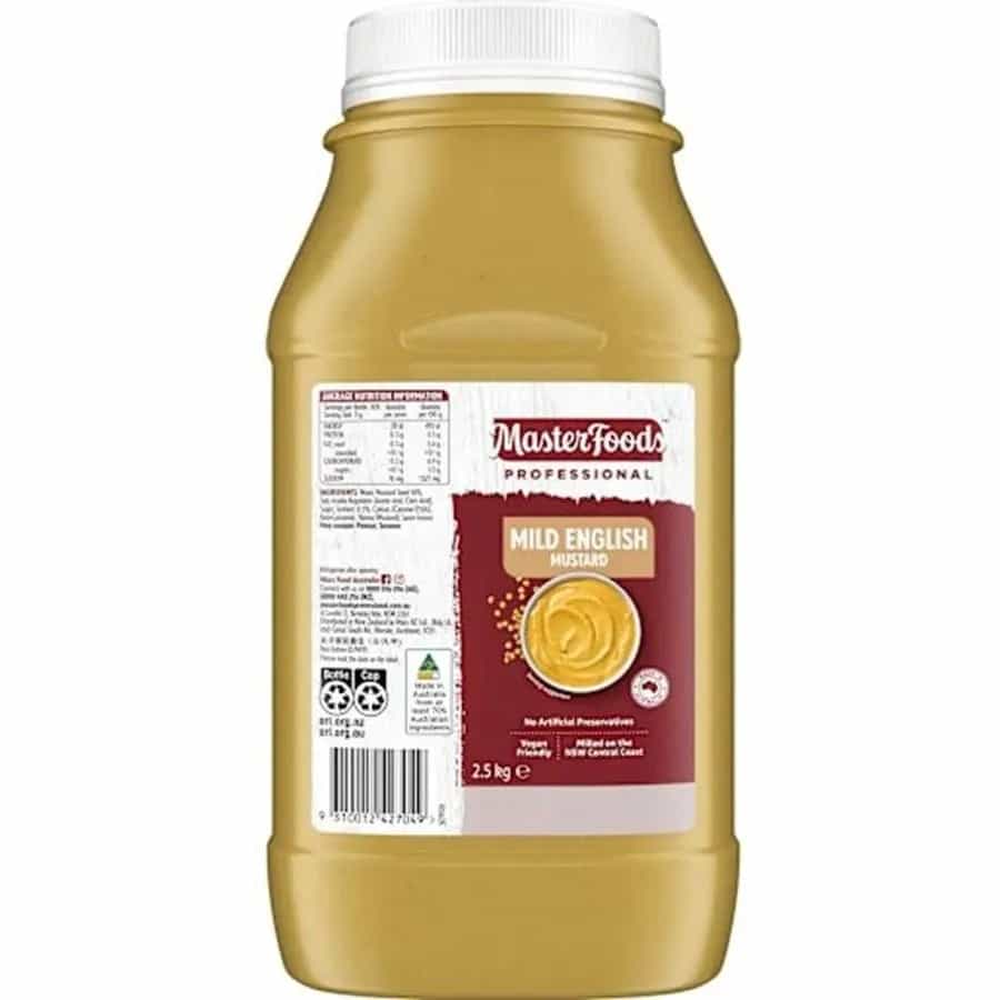 Masterfoods English Mild Mustard - 2.5 kg