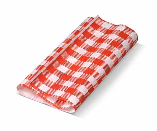 Greaseproof Paper Red