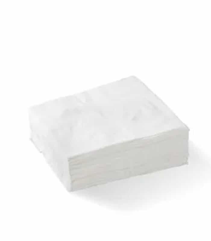 1Ply 1/4Fold Lunch Napkin White