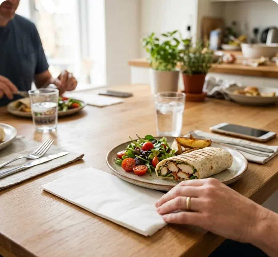 Kraft Quilted Napkin Lunch GT Fold