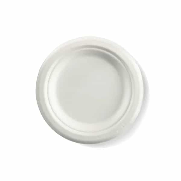 Sugarcane Round Plate 15cm, (6inch)