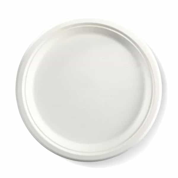 Sugarcane Round Plate 25.4cm, (10inch)
