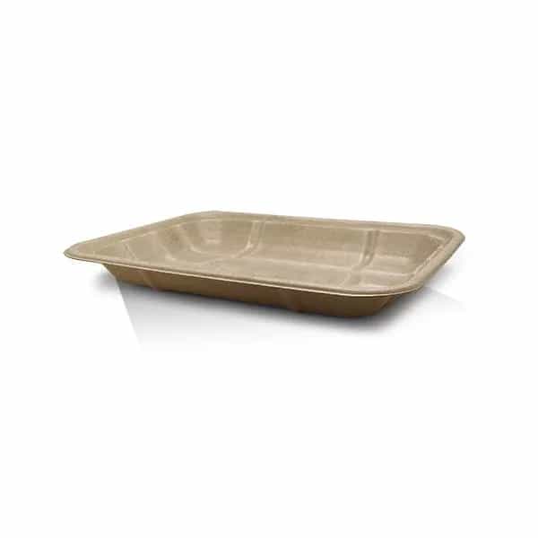 Deep Sugarcane Produce Tray - 9x7inch
