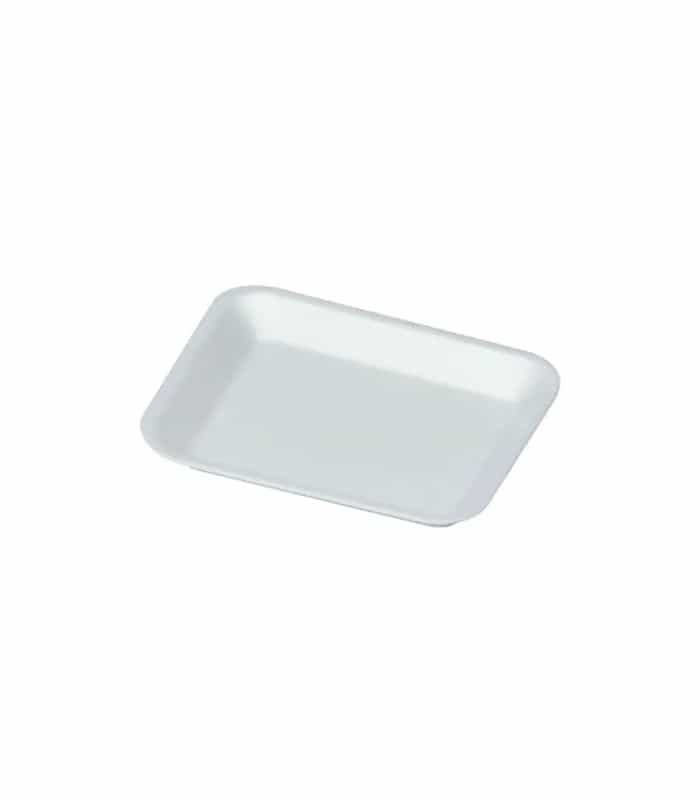 Shallow White Foam Tray - 6x5 inch