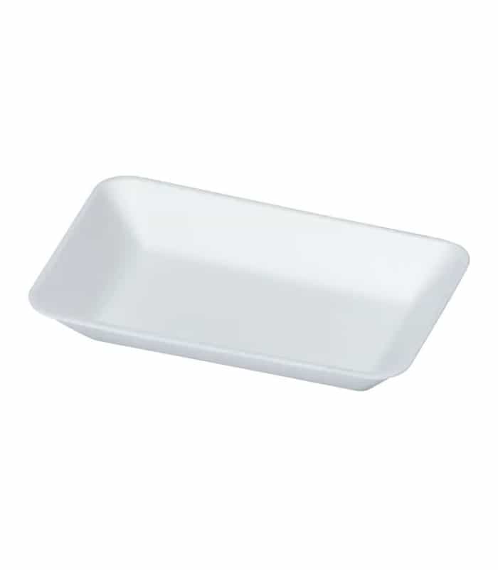 Deep White Foam Tray - 8x5inch