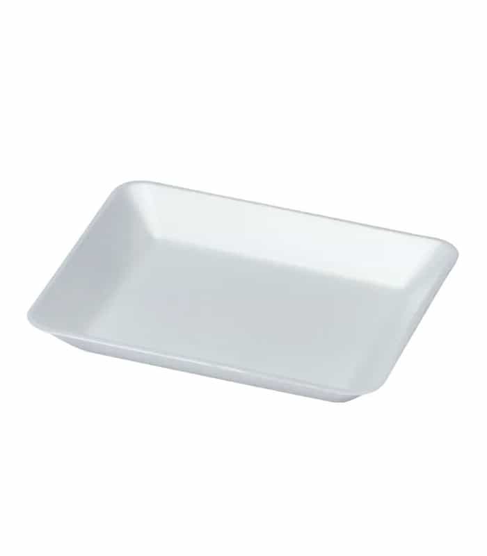 Deep White Foam Tray - 8x7inch