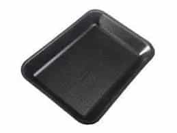Deep Black Foam Tray - 8x7inch