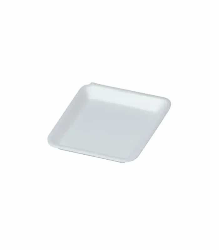Shallow White Foam Tray - 5x5 inch