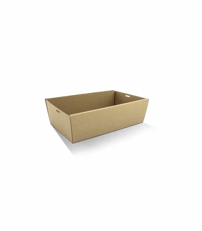 80mm High Brown Catering Tray Medium