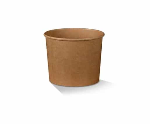 PE coated Brown Kraft Bowl - 12oz