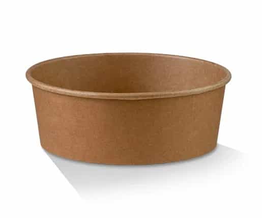 PE Coated Kraft Salad Bowl - 25oz