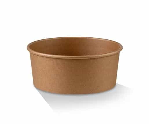 PE Coated Kraft Salad Bowl - 32oz