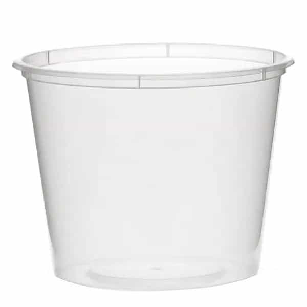 25oz Plastic Round Container Base