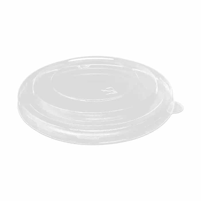 Salad Bowl Raised PET Lid fits - 42oz Bowls