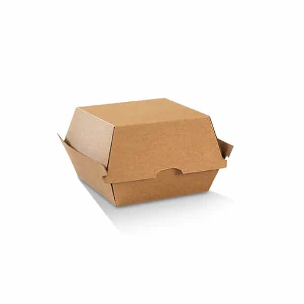 Brown Corrugated Plain - Burger Box