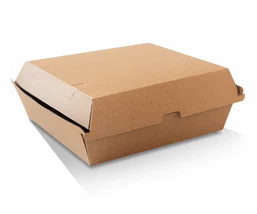 Brown Corrugated Plain - Dinner Box