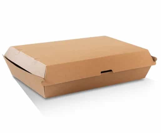 Brown Corrugated Plain - Family Box
