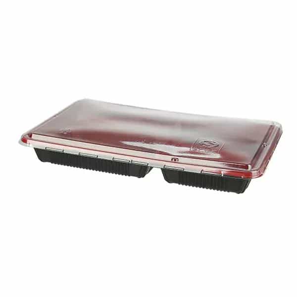 Lid for 5 Compartment Plastic Tray