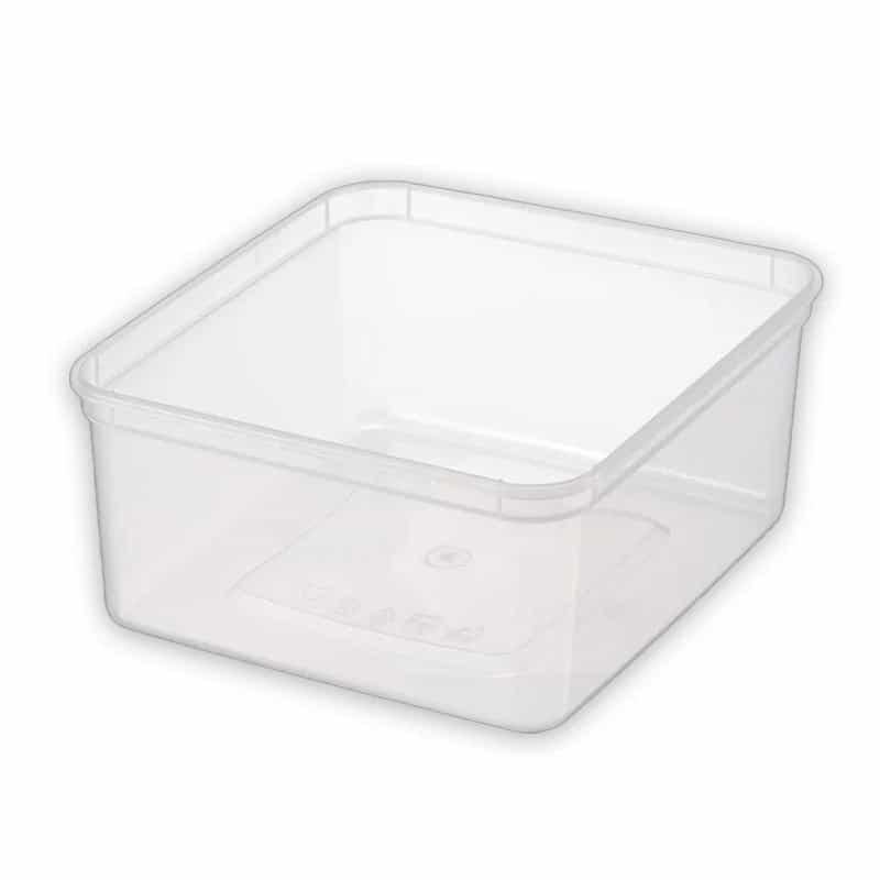 1.5L - Plastic Square Container