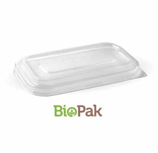 Sugarcane Container Lid - Clear RPET for 750-1000ml