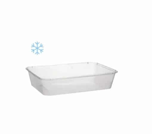 Freezer Grade Plastic Rectangular Container - 500ml