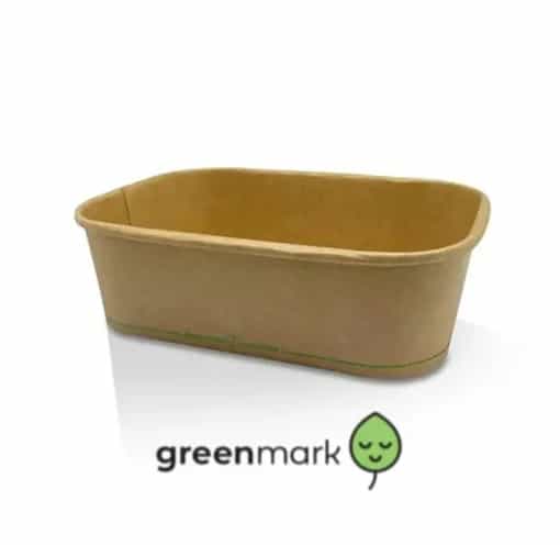 PP Coated Kraft Rectangular Container - 650ml