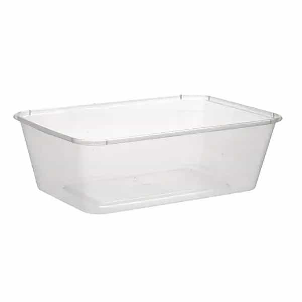 Plastic Rectangular Container - 750ml