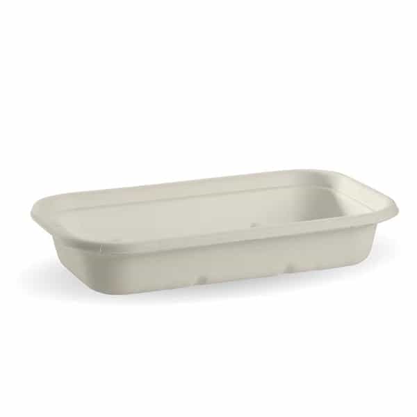 Sugarcane Rectangular Container - 750ml - White