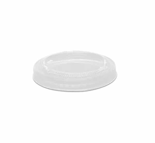Sugarcane Sauce Cup Lid – PET Clear (1–2oz)
