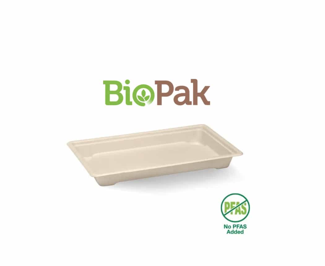 Large Plant Fibre Sushi Tray (BioPak)