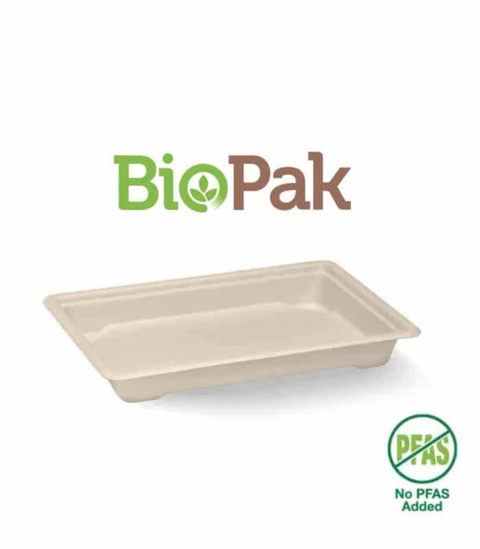 Medium Plant Fibre Sushi Tray (BioPak)