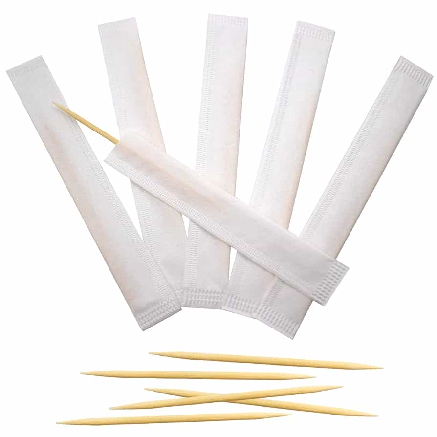 Individually Wrapped Bamboo Toothpick