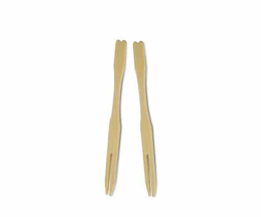 90mm Bamboo Cocktail Fork